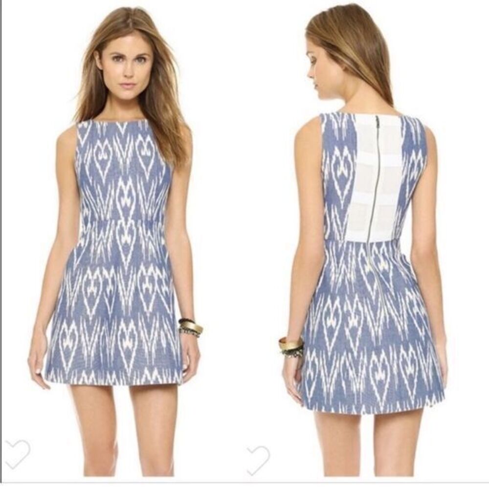 Alice + Olivia Blue Epstein Dress